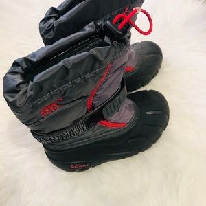 Kids Sorel Flurry Winter Snow Boots, Size 10